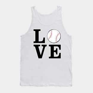 Love Baseball Tank Top